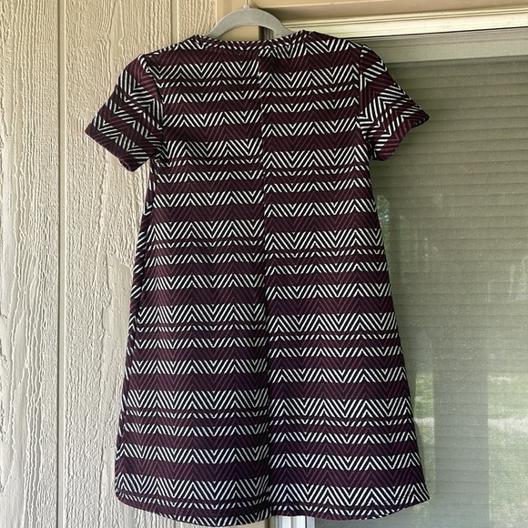 Zara Knit A-line Patterned Dress. Size S. - Picture 2 of 3